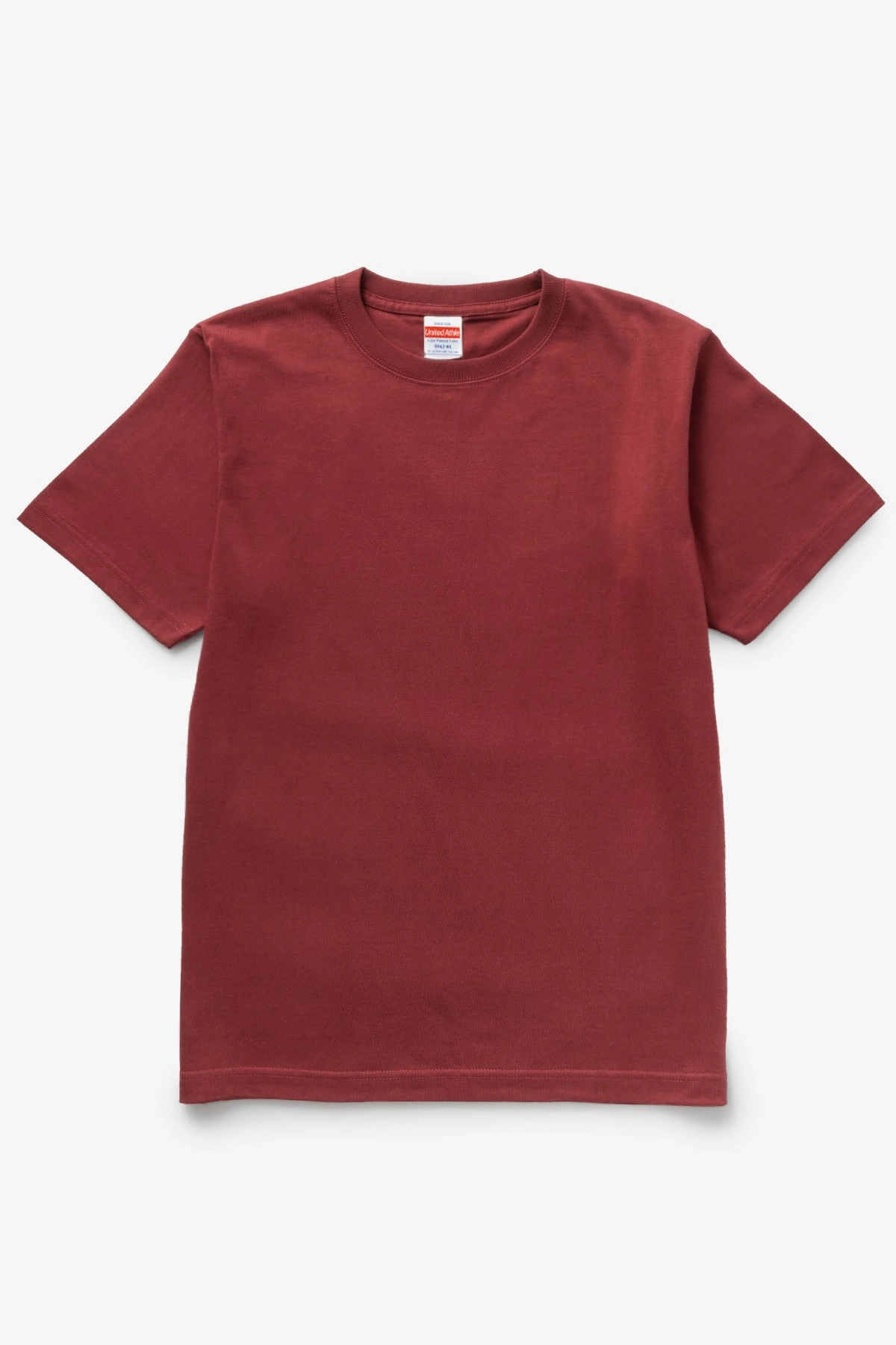 United Athle - 5942 6.2oz Premium T-Shirt - Burgundy Outdoor Trend Look
