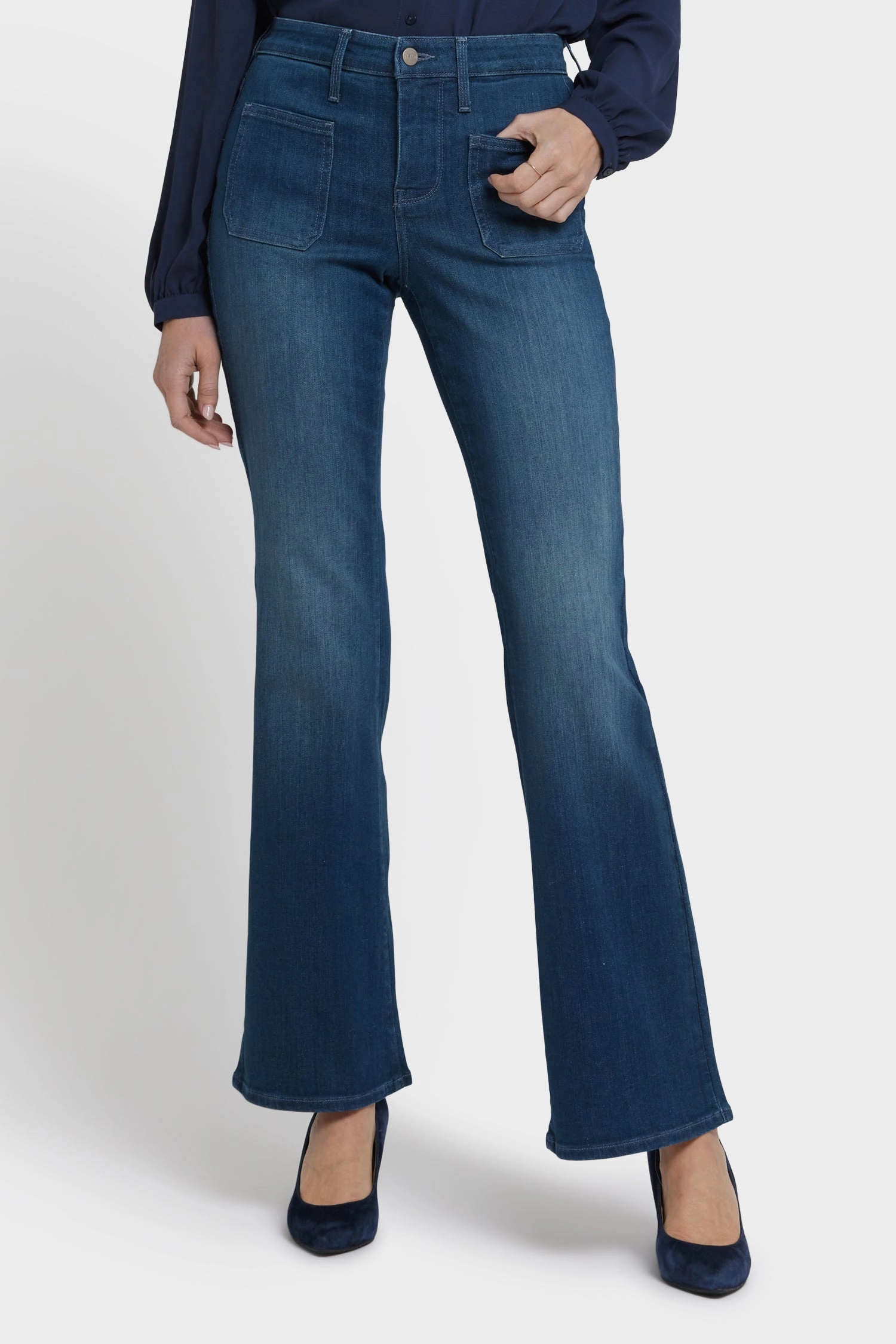 Ava Flared Jeans - Hugo Rain Easy Wearing Daily Wear Festival Outfit