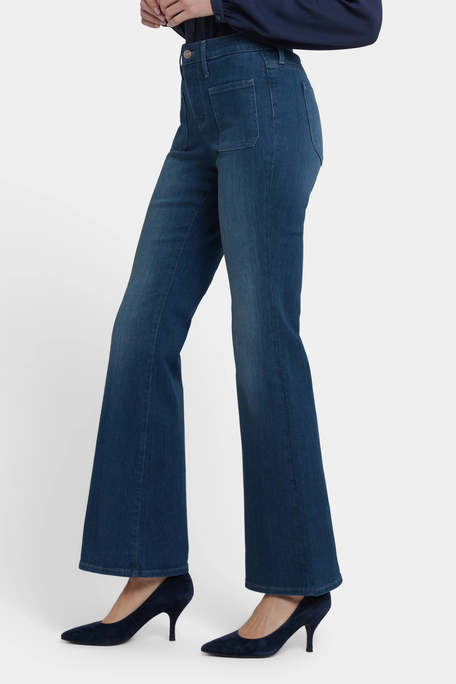 Youth Style Weekend Style Rainy Day Minimalist Trendy Everyday Ava Flared Jeans - Hugo Rain