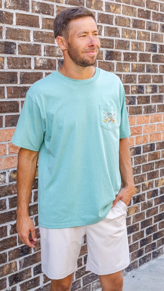 Southern Point Boat Paddles Short Sleeve Tee Cozy Flex