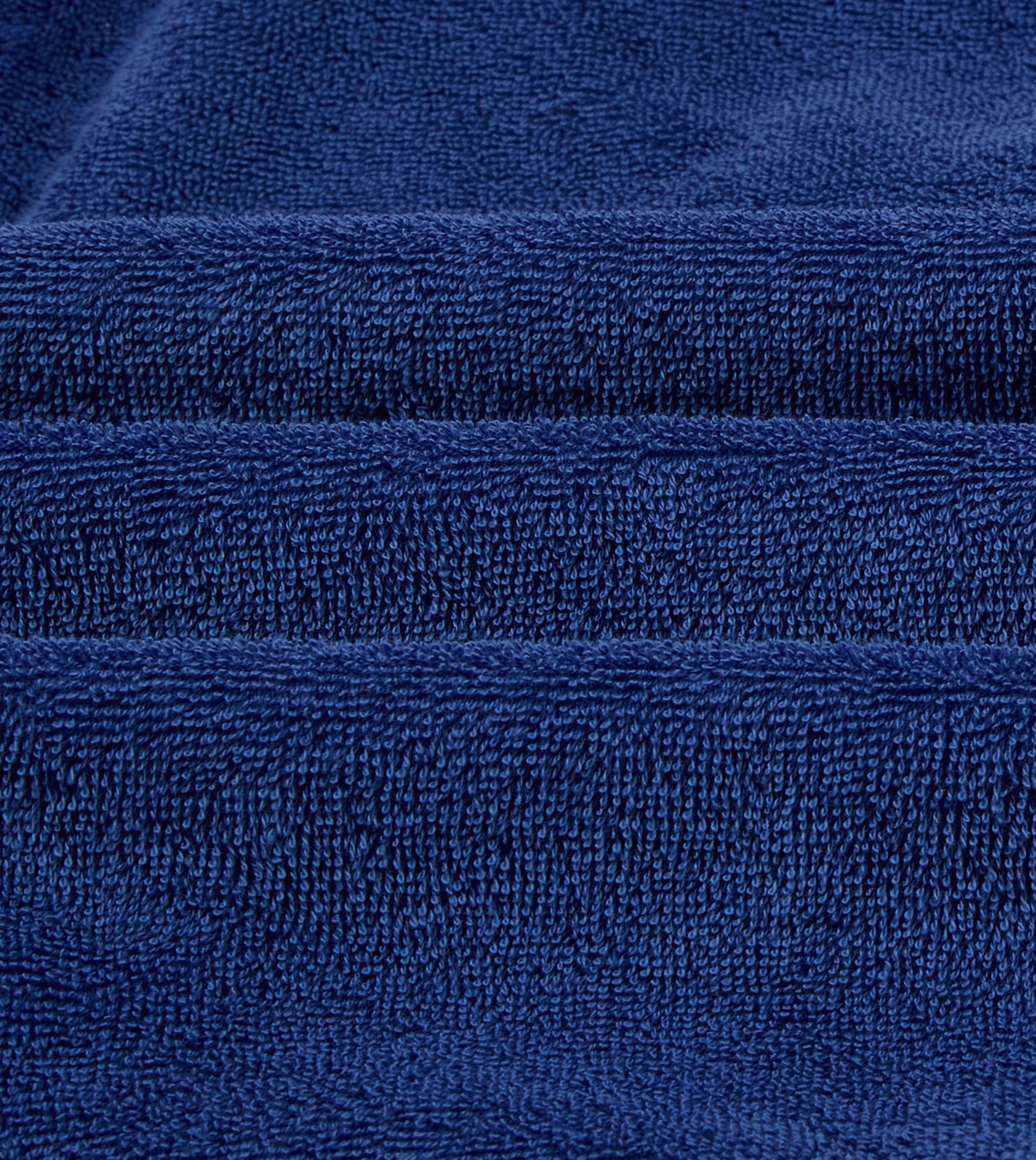 Blue Cotton Terry Towelling Short Sleeve Safari Shirt All Day Comfort Tech