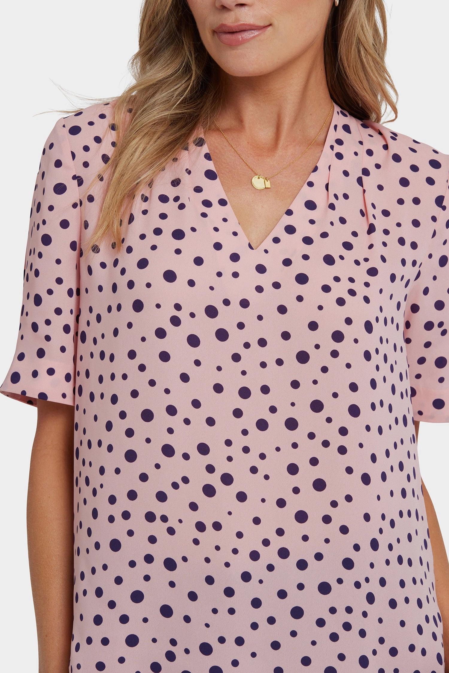 Easy Comfort birthday celebration Charming Top - Brigitte Dot