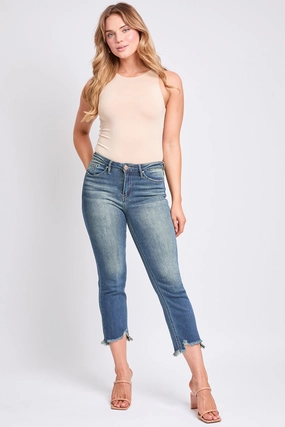 abrasion resistant coating Women's Luxe High Rise Cropped Kick Flare