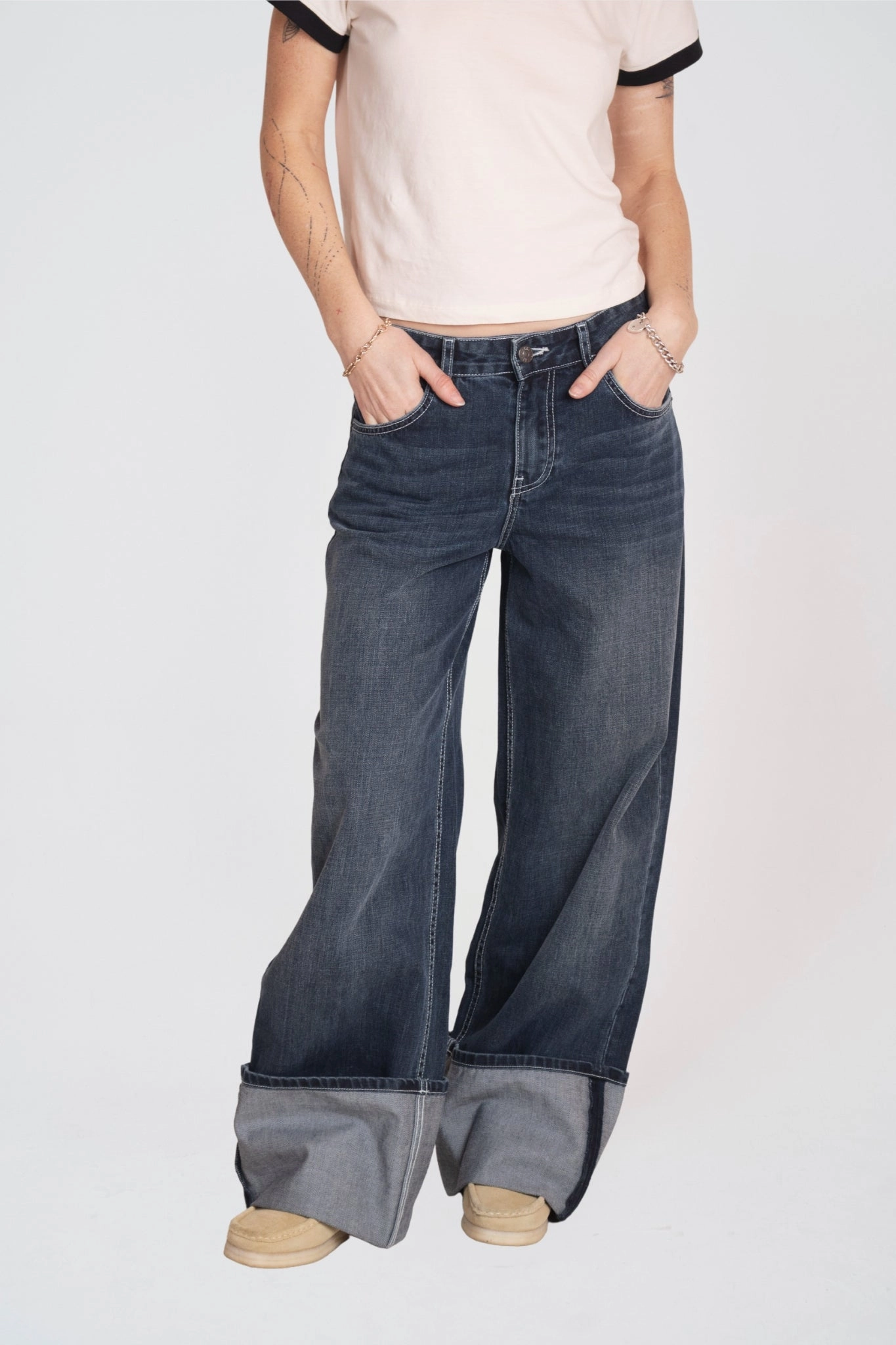 Odor Control Treatment Outfit Essential Turn Up Release Jeans