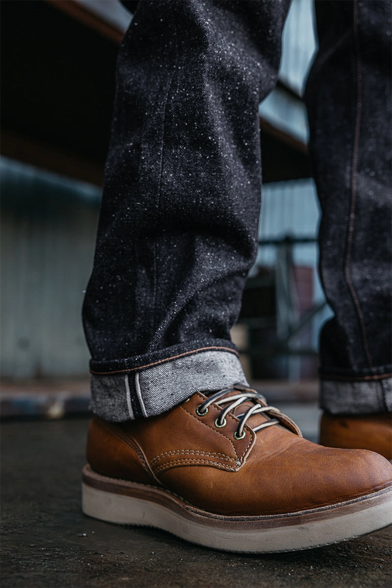 The Barrel Classic Straight Old Nep - Indigo Raw 13.5oz Selvedge Seamless Waistband Finish