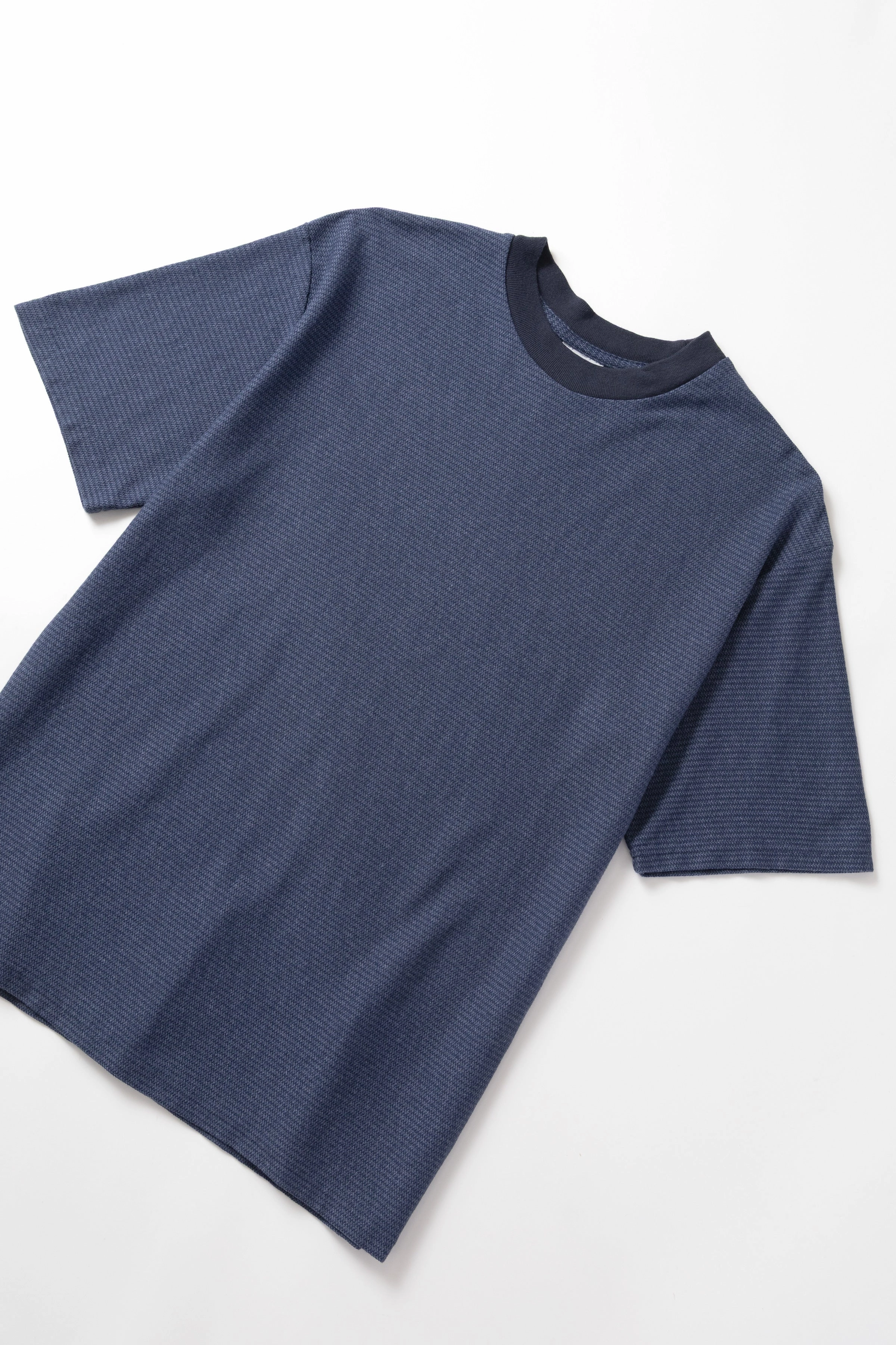Holiday Style Walla Walla Sport - Jacquard Stripe Tee - Navy