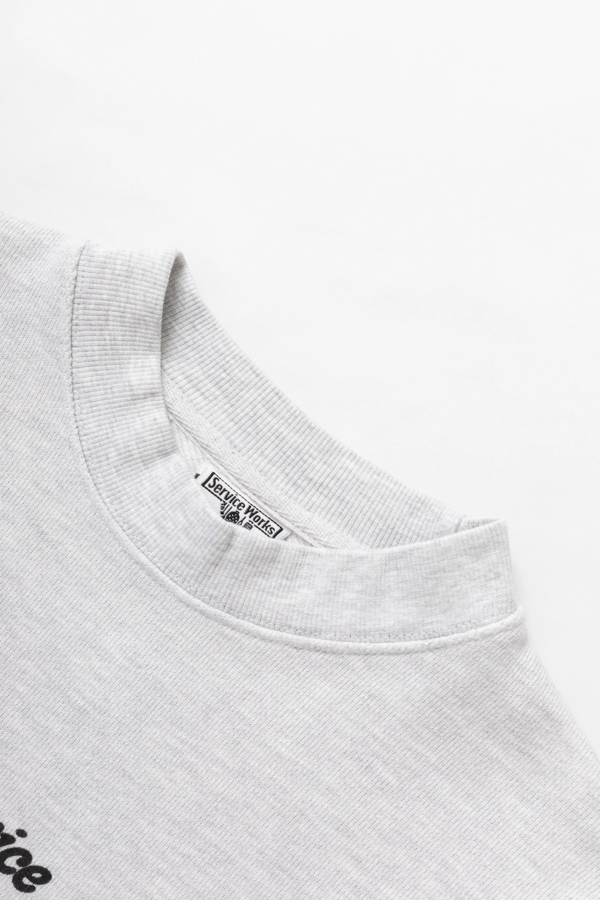 Soft touch layer Service Works - Service Logo Crewneck - Ash