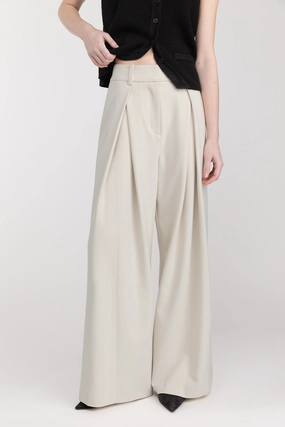 WIDE LEG PANT WITH FRONT PLEAT Active Wear