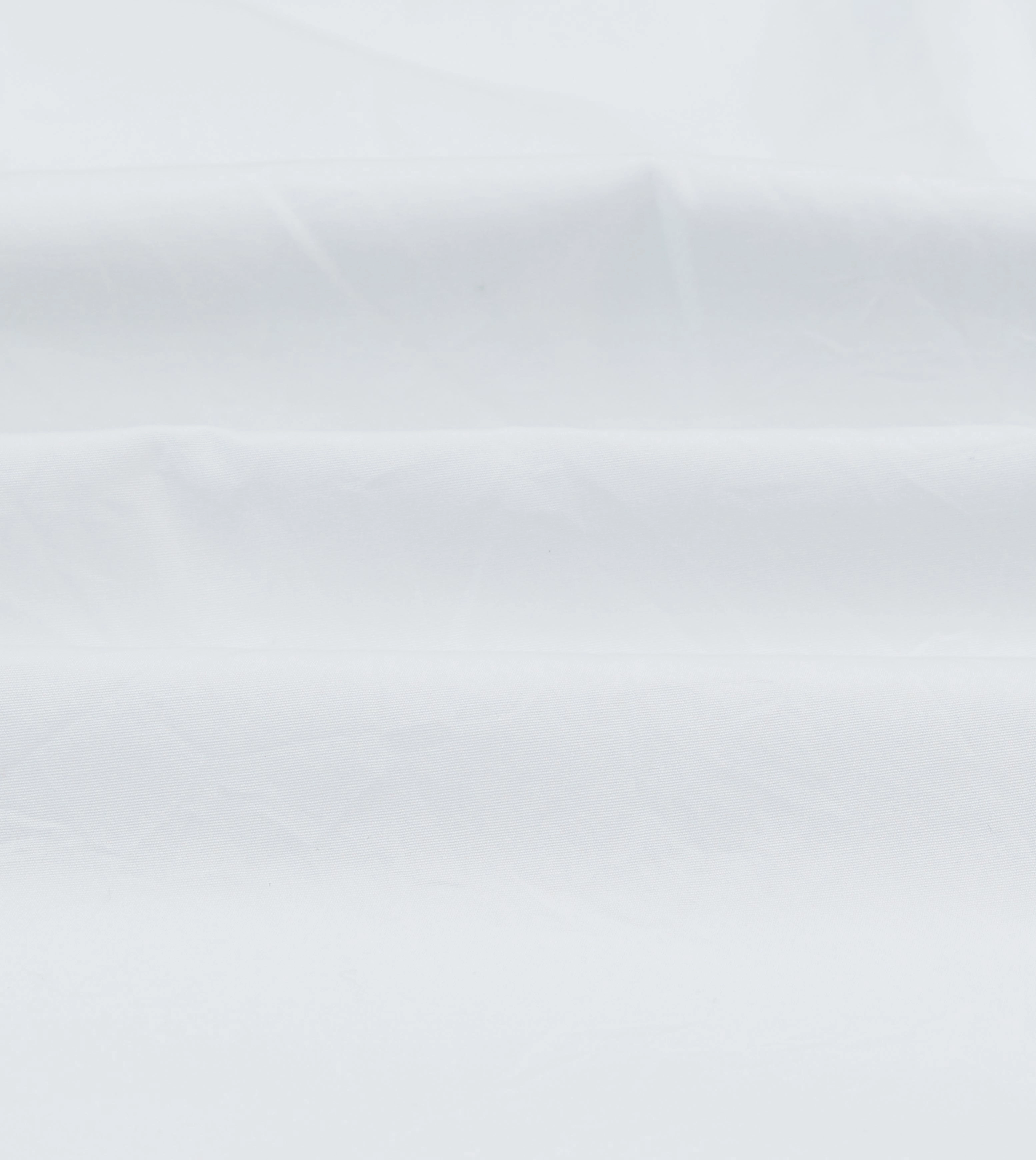 White Cotton Pocket Poplin Button-Down Shirt Customizable Design