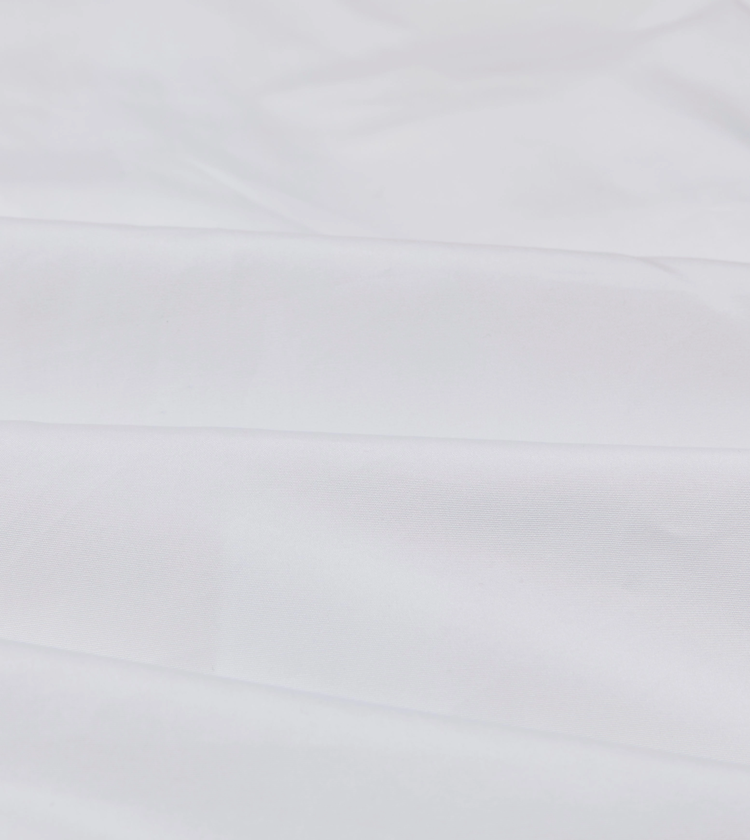 White Cotton Poplin Long Point Collar Shirt Athletic Cut Seasonal Trend