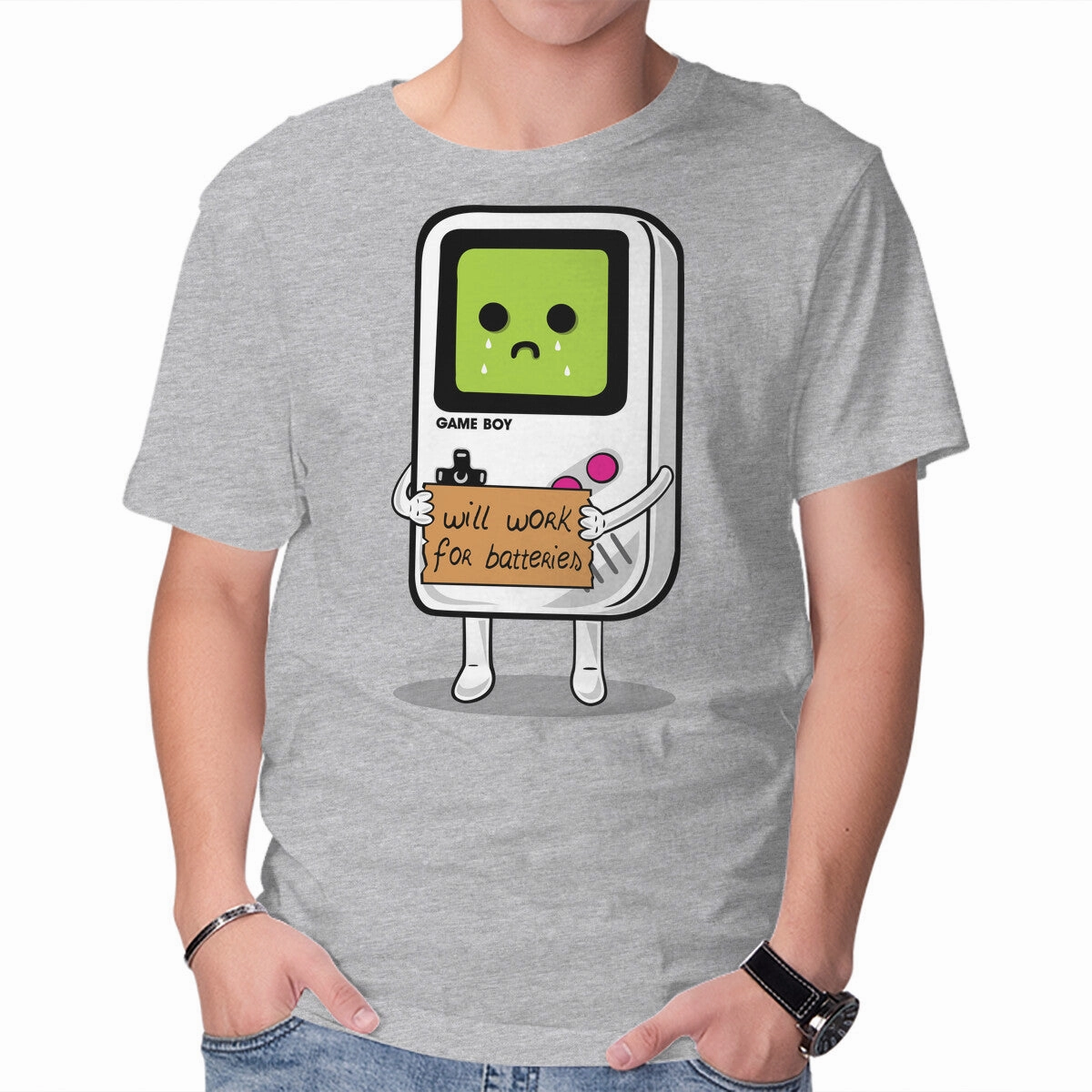 Will Work For Batteries Casual Look