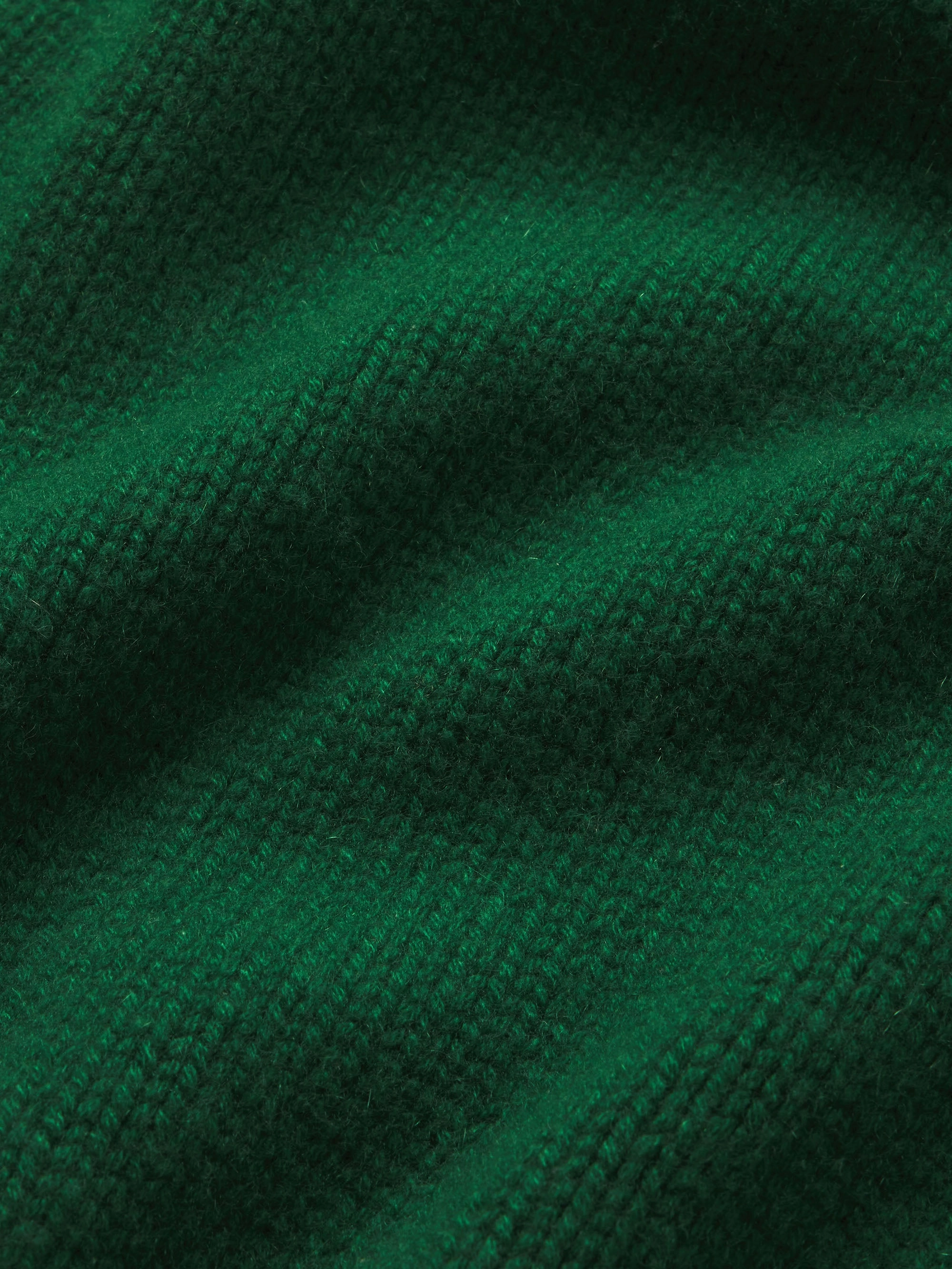 Seasonal Layers Ritz Unisex Cashmere Sweater -- Hunter Green