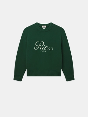 Casual Wear Fit Ritz Unisex Cashmere Sweater -- Hunter Green