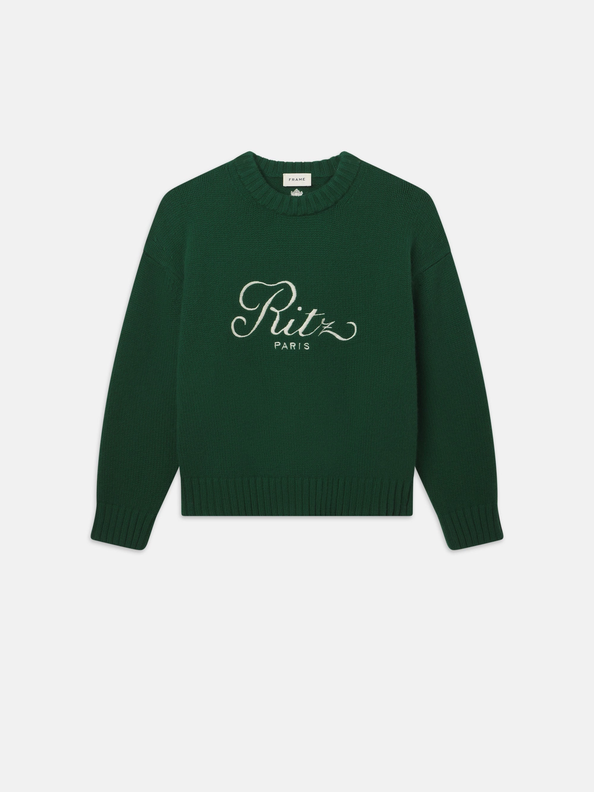 Casual Wear Fit Ritz Unisex Cashmere Sweater -- Hunter Green