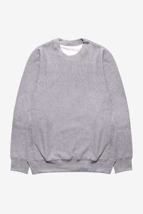 Cozy Everyday Wear Effortless Fit Blacksmith - Cross-Grain Staple Crewneck - Grey