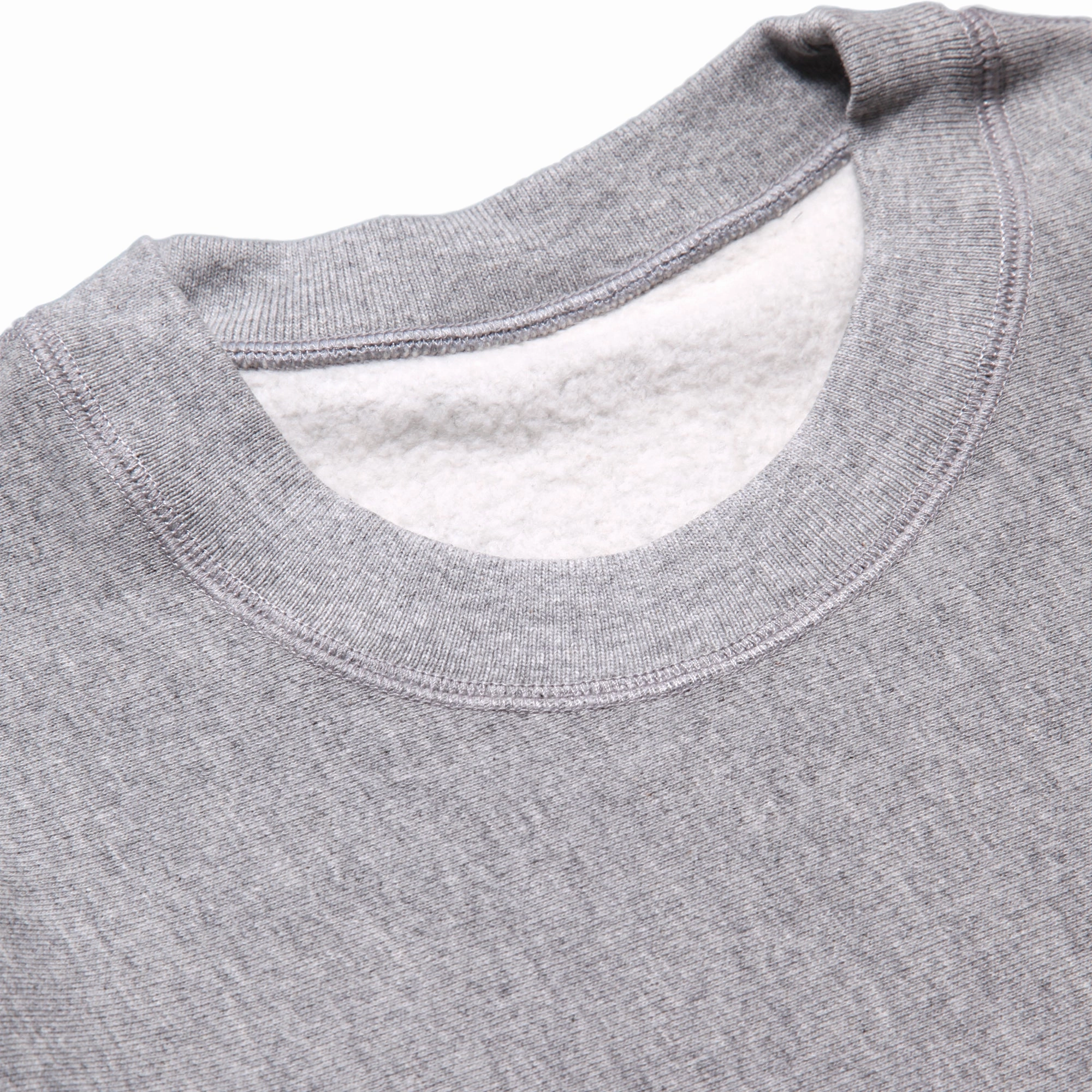 Blacksmith - Cross-Grain Staple Crewneck - Grey Knitwear Essential
