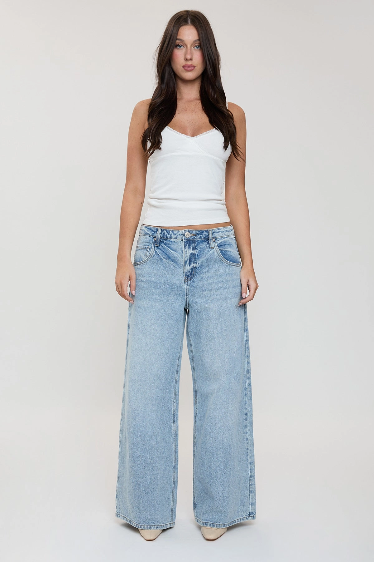 Women's Billie Baggy Jeans Autumn Days Unisex Wear Teen Outfit Lifestyle Ready