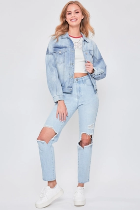 Women's Hybrid Dream Mom Fit Ankle Jeans Total Fit