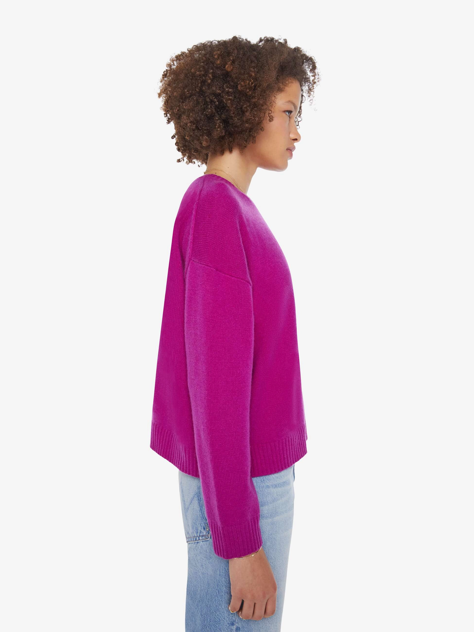 XiRENA Lela Sweater - Electric Violet Comfy Fit