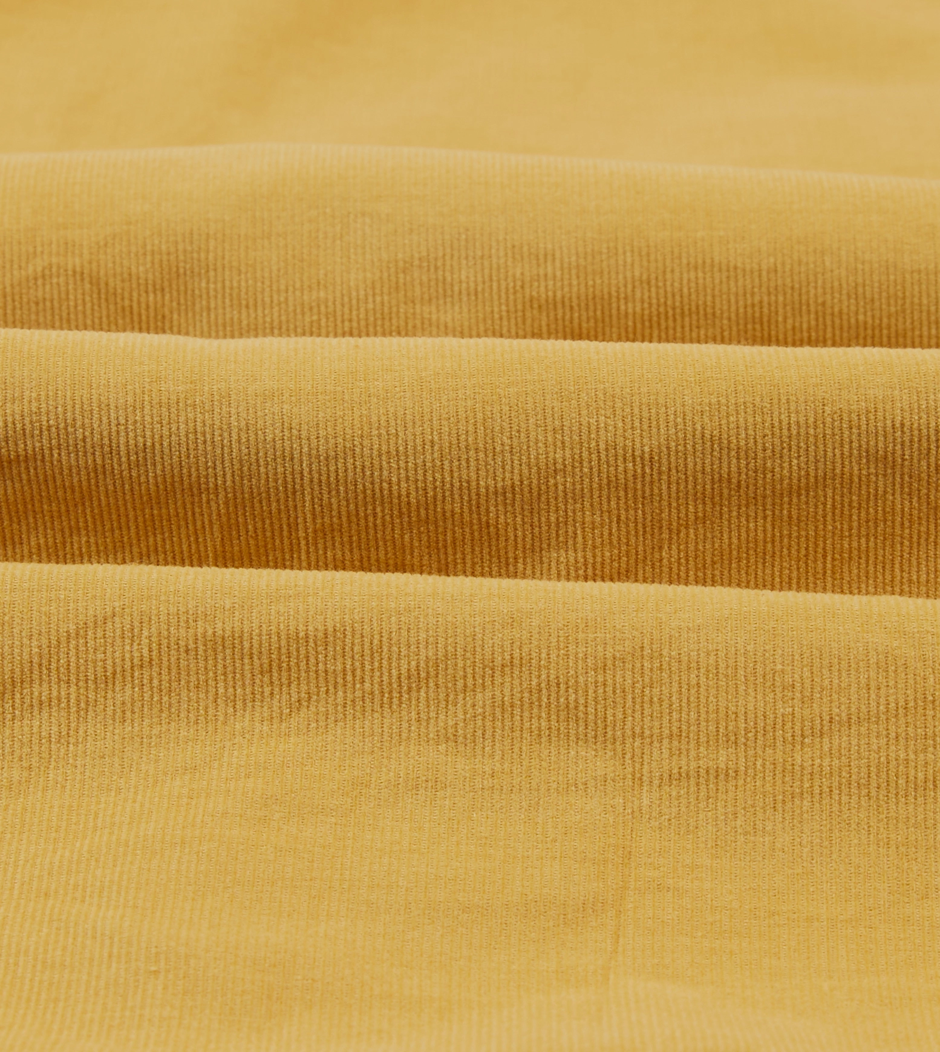 Eco Dye Technique Yellow Corduroy Two-Pocket Western Shirt