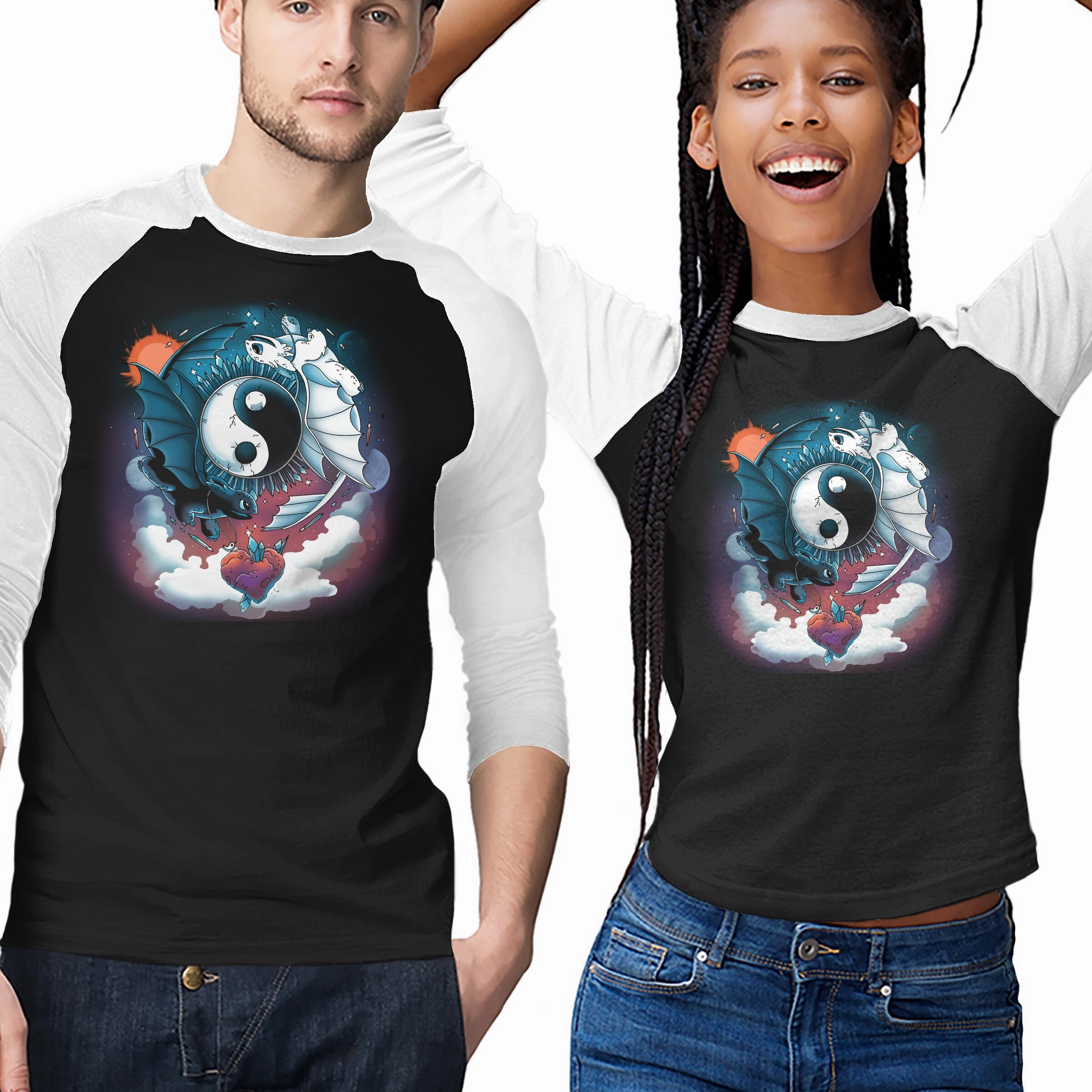 Yin Yang Dragons Light and Comfortable Luxurious