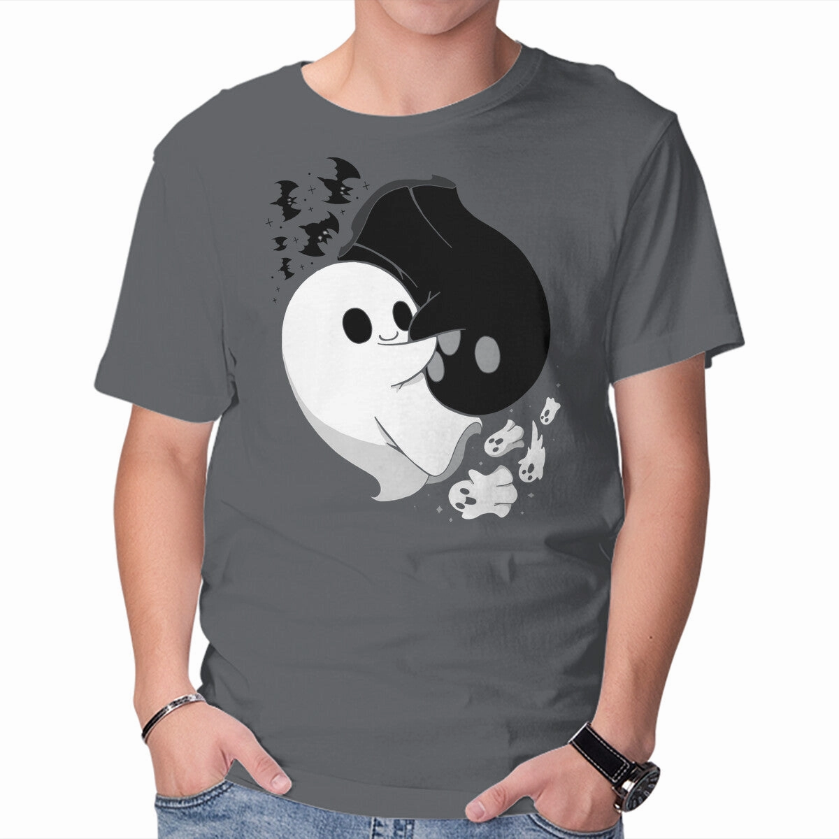 Ying Yang Ghosts Cozy Apparel FadeResistant Coating