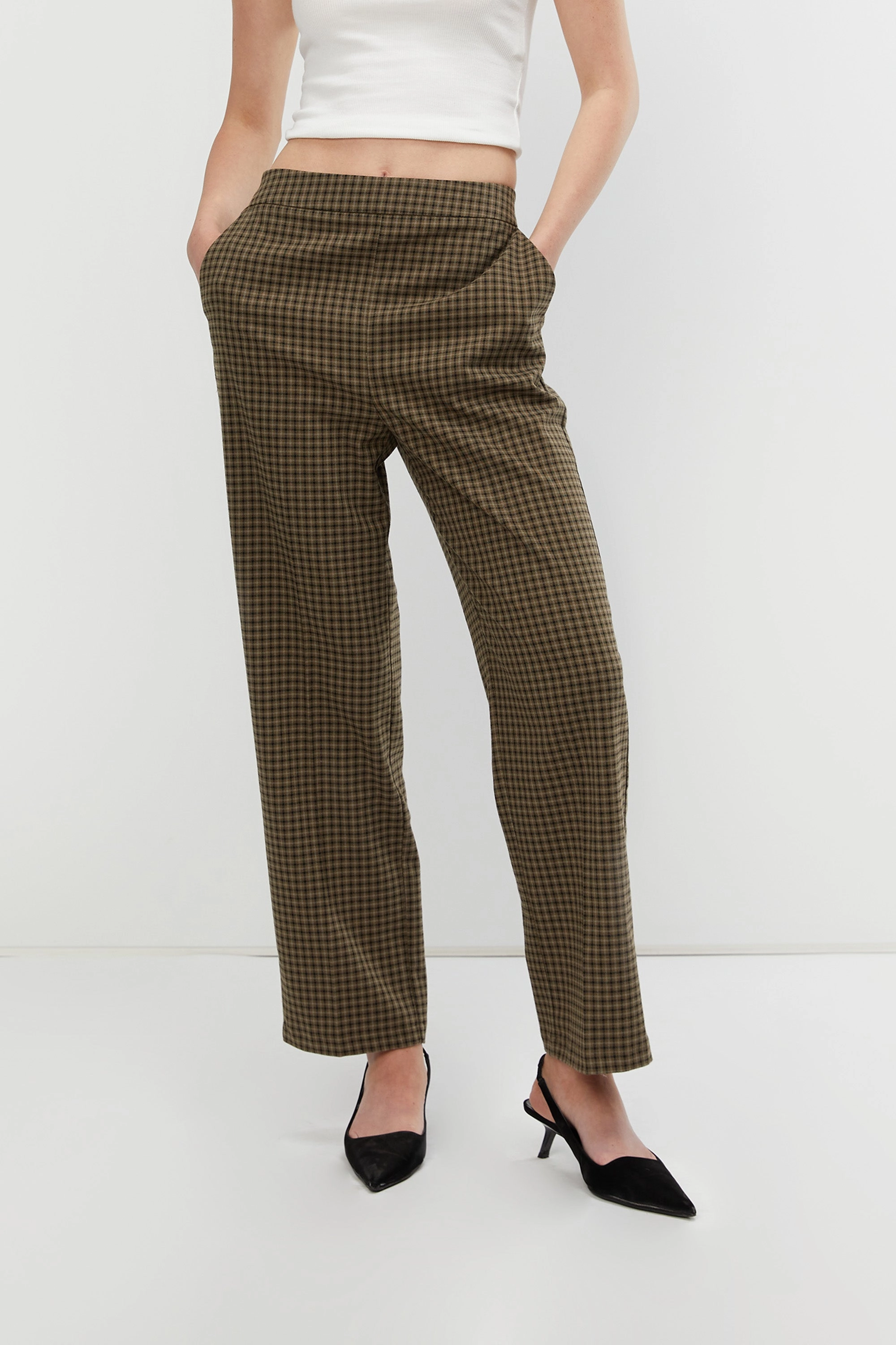 PLAID TROUSER Durable Wear